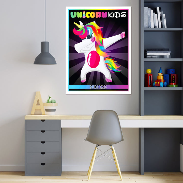 Dabbing Unicorn - Pink - Kidspiration Art